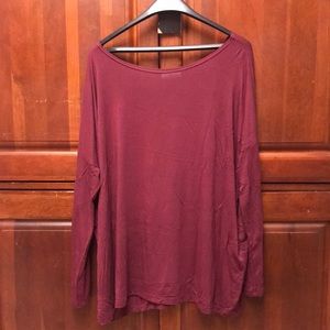 Medium (fits like large) long sleeve maroon piko!